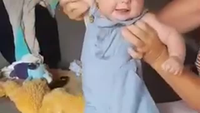 Dancing redneck baby