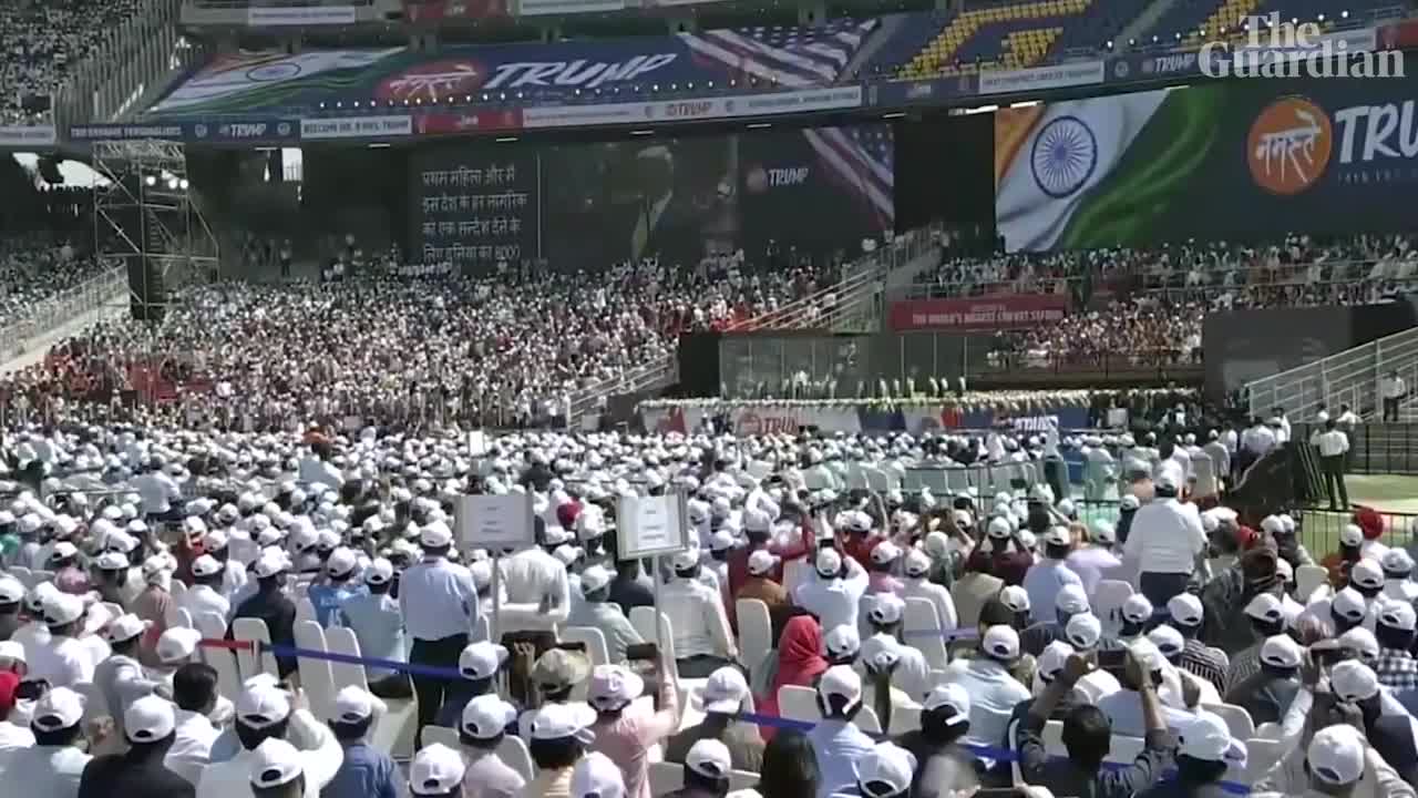 Trump rally in India