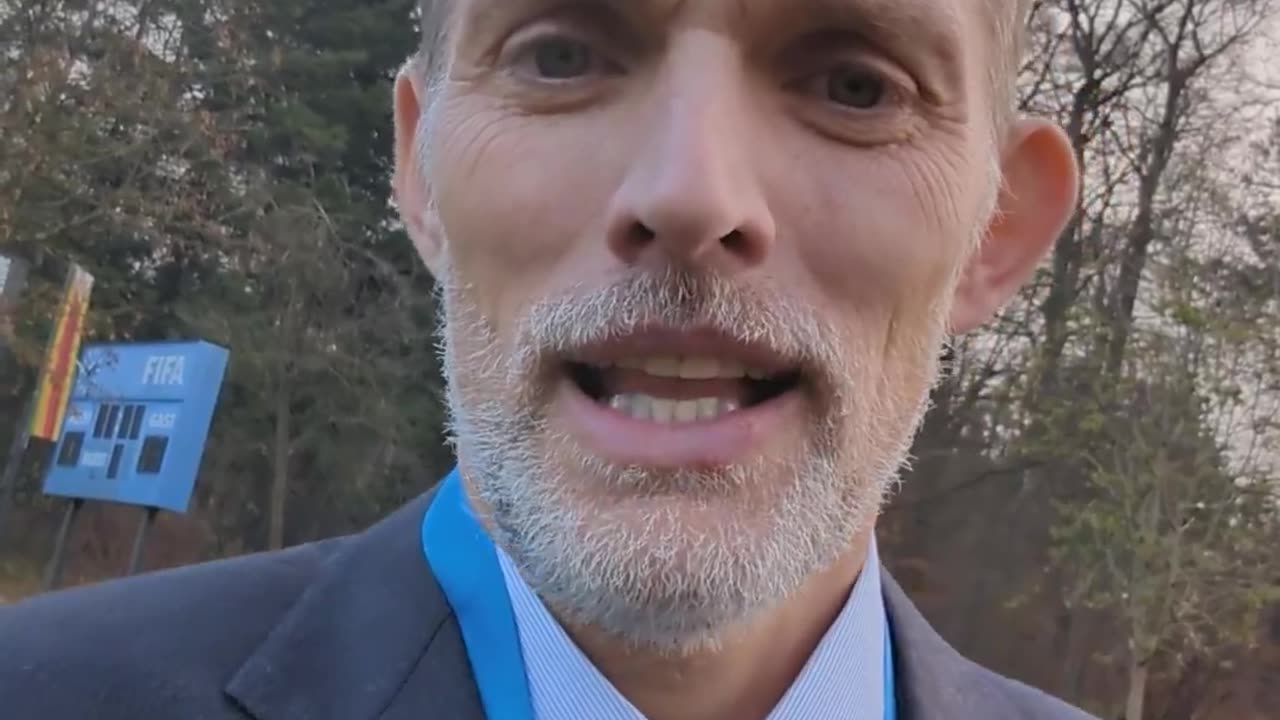 Thomas Tuchel reacts to the WorldCup qualifying draw 🤳