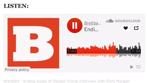 Raw Audio from Trump Interview Proves Piers Morgan Deceptively Edited to Sensationalize