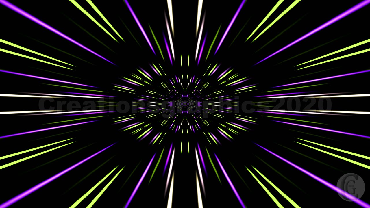 Background abstract graphic animation, effect tunnel 19