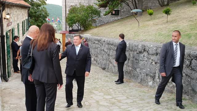 Dolazak generala Markača na kninsku tvrđavu