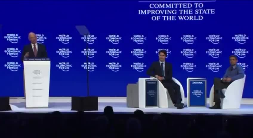 Klaus Schwab on Justin Trudeau's loyalty to the World Economic Forum & not to the Canadian people