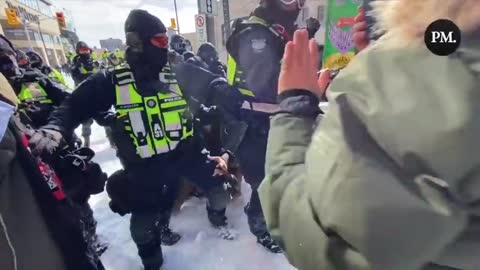 POLICE ASSAULT CANADIANS