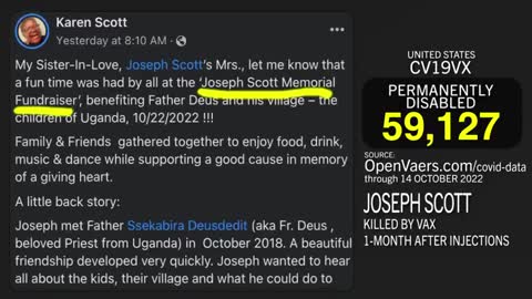 PASTOR COULD NOT WAIT TO GET THE COVID SHOT. HE SHOULD HAVE WAITED. HE WAS DEAD IN 30 DAYS