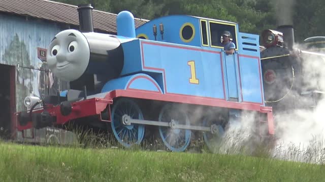 Thomas The Railway Engine Backing Up Around The Mountain