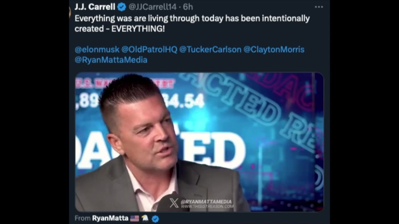 JJCarell (X) : "Planned Destruction Of America Via Illegal Immigration