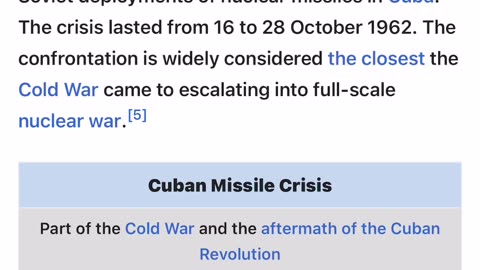 Cuban missile crisis 2.0