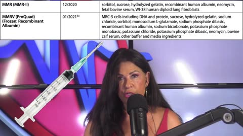MORE REVELATIONS FROM DR JANE RUBY about content of all vaccines.