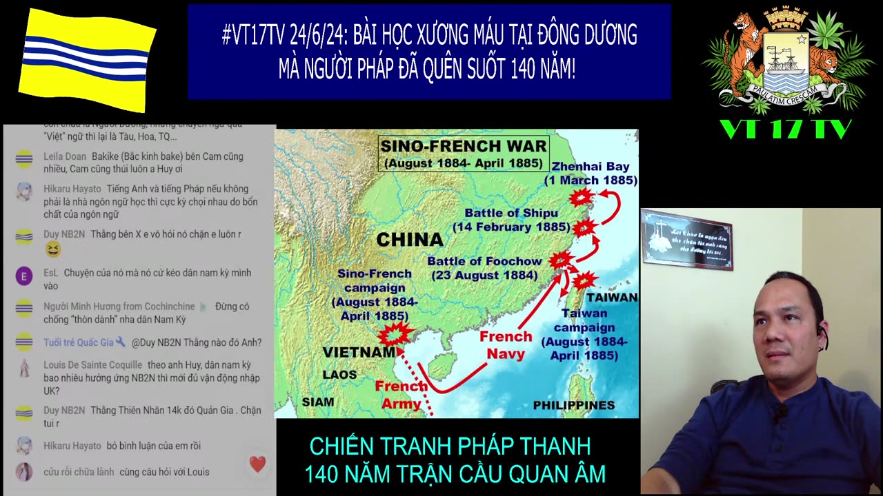 #VT17TV 24/6/24: BÀI HỌC XƯƠNG MÁU TẠI ĐÔNG DƯƠNG MÀ NGƯỜI PHÁP ĐÃ QUÊN SUỐT 140 NĂM!