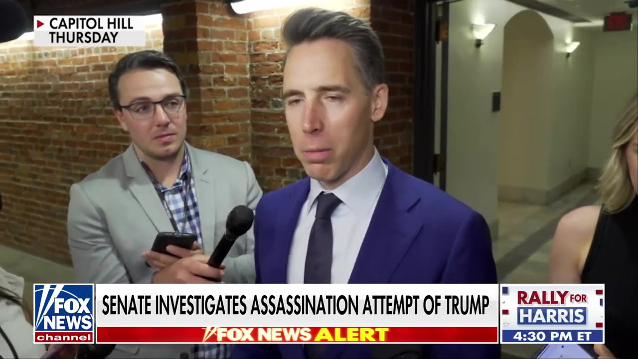 Sen. Hawley demands public hearings on Trump assassination attempt: 'Nothing... was classified'