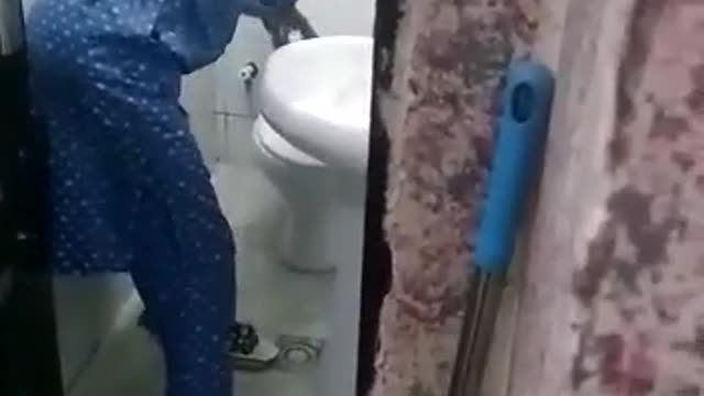 This video shows that our toilets are not safe from snakes