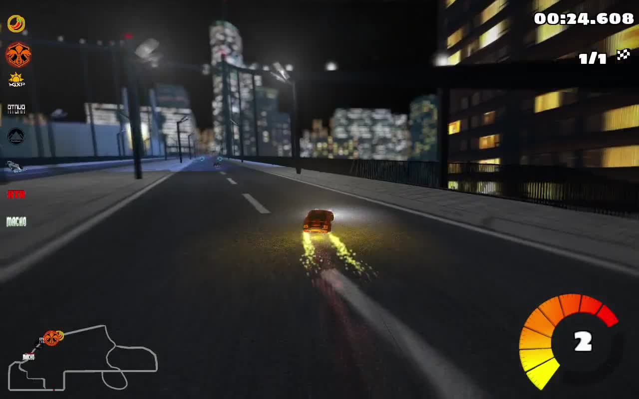 SuperTuxKart City Lights