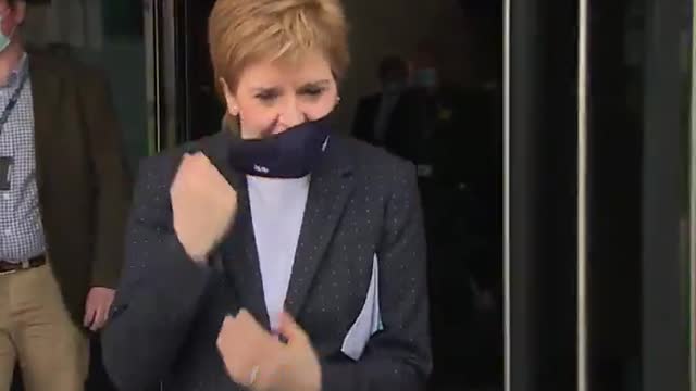 Nicola Sturgeon Vaccine (HOLD ON A MINUTE.... Play that back again)
