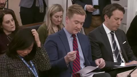 KJP is visibly PISSED after Peter Doocy confronts her about Biden latest DISASTROUS gaffe.