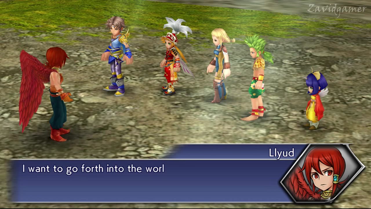 DFFOO Cutscenes Lost Chapter 93 Llyud Wings graven with emotion (No gameplay)