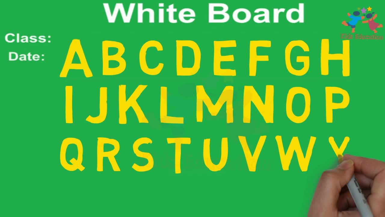 How to write capital letter A..B..C..