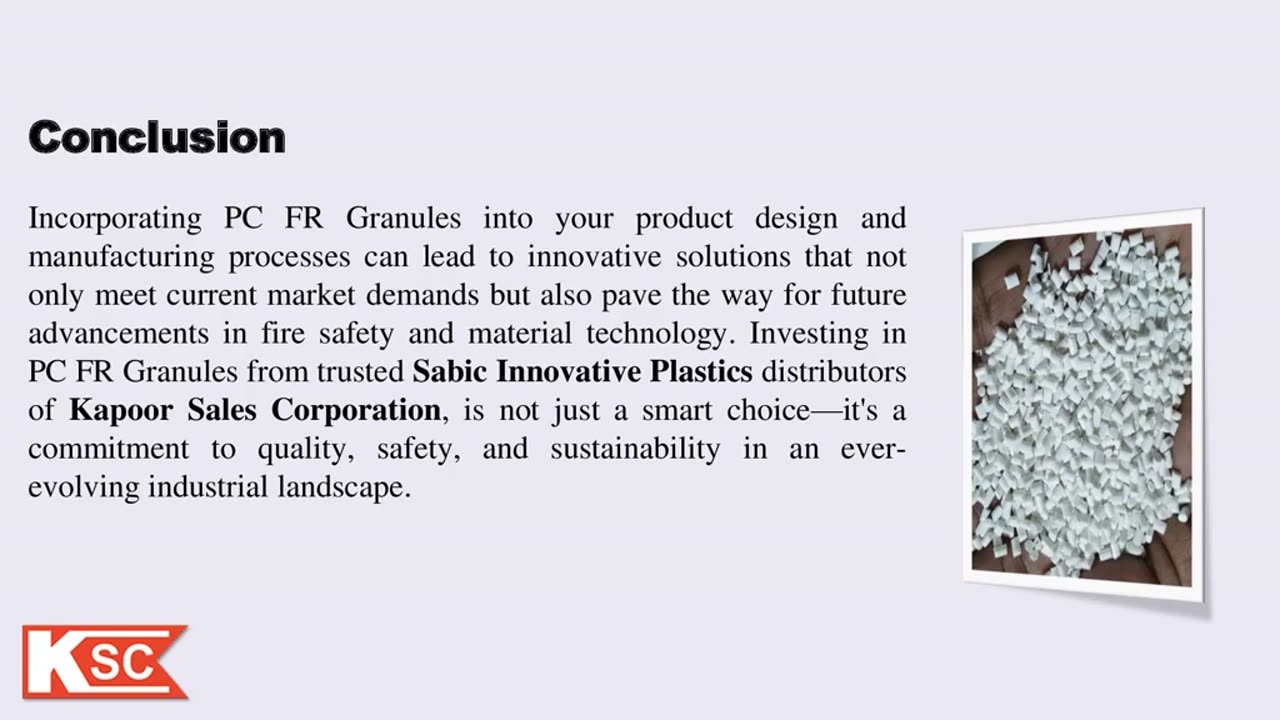 PC FR Granules: Your Go-To Material for Flame Resistance and Durability