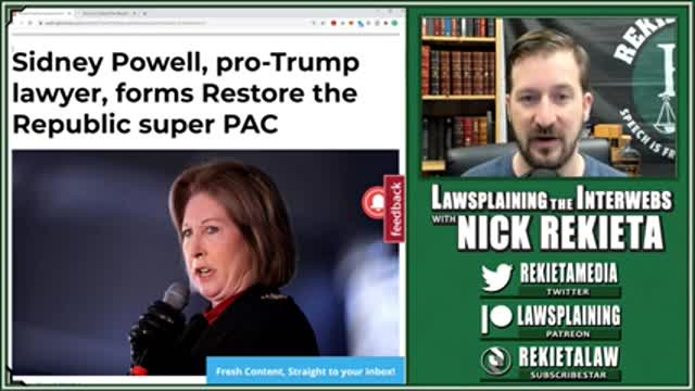 Sidney Powell Restores the Republic!