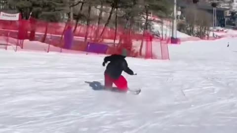 skiing