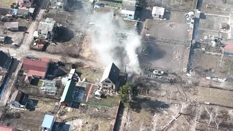 Russian paratroopers, battle for the village of Moshchun, Kyiv region