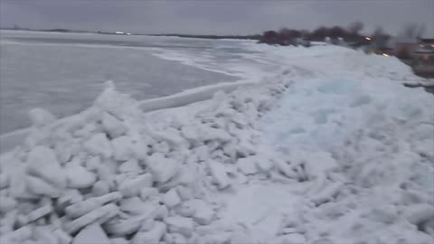 Standing on 35 Feet of Ice