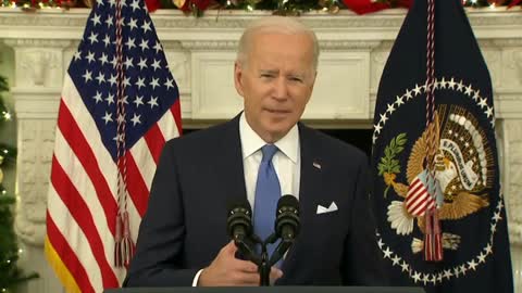 President Biden Gives Speech On Omicron Variant, New Plans For Rapid Testing