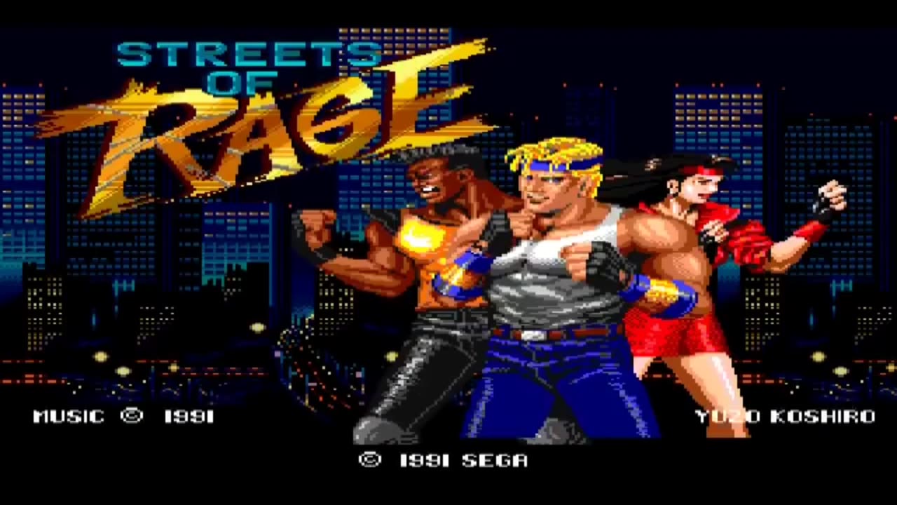 Streets of Rage Intro , nostalgic sounds 🎸🎹🎧