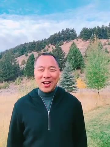 20180927文贵先生视频：刚刚起床，阳光特别的舒服