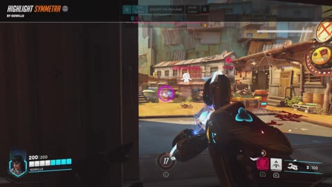 Symmetra Decimates Reinhardt and Soldier 76
