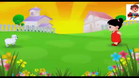 Mary Had A Little Lamb Nursery Rhyme With Lyrics - Cartoon Animation Rhymes & Songs for Children