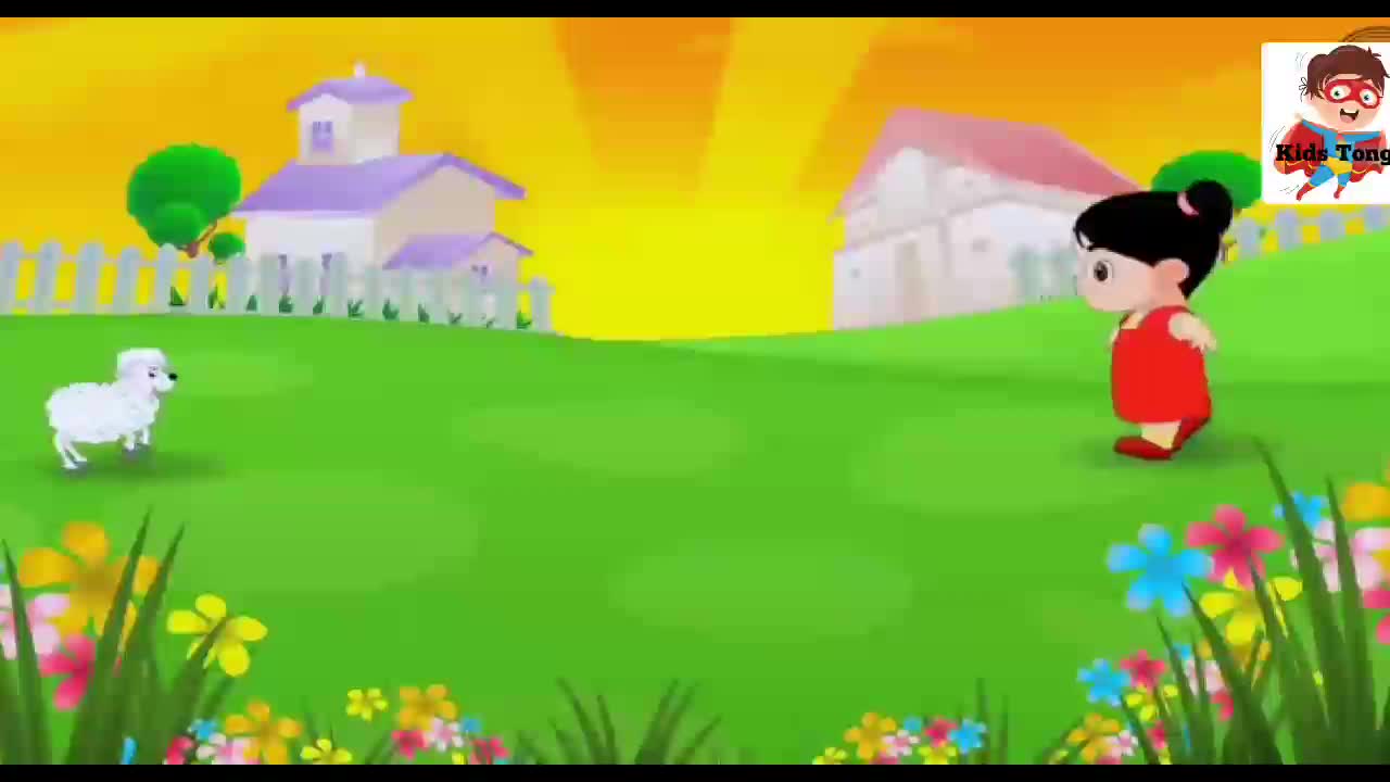 Mary Had A Little Lamb Nursery Rhyme With Lyrics - Cartoon Animation Rhymes & Songs for Children