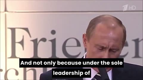 (2007) Putin's Prophecy "Unipolar model is not only unacceptable for the modern world"