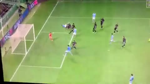 Sterling missed open against Lyon funny.