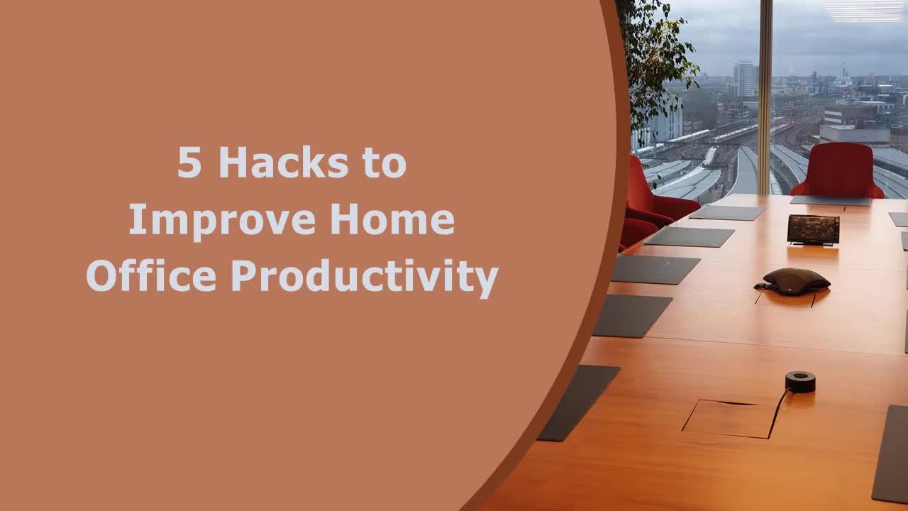 5 Tips to Improve Home Office Productivity