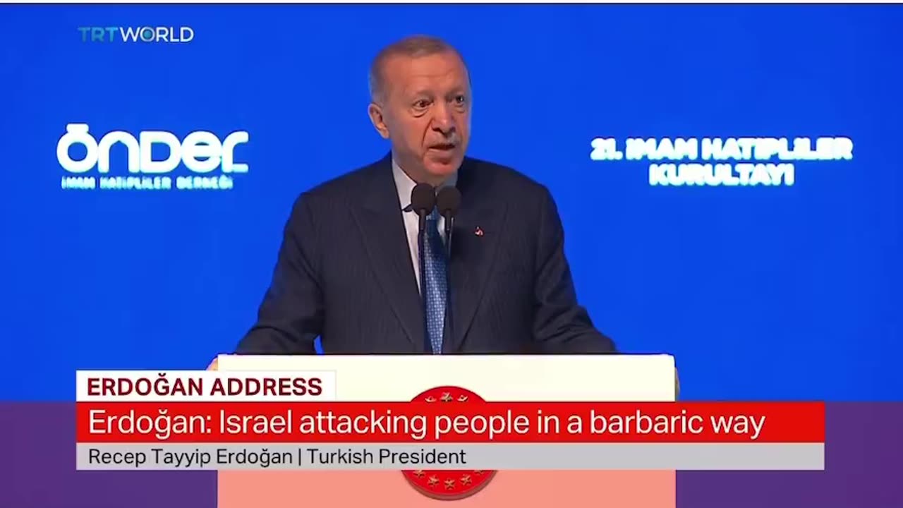 Turkey's President Erdogan Calls for an Islamic Alliance of Nations to Counter Israel