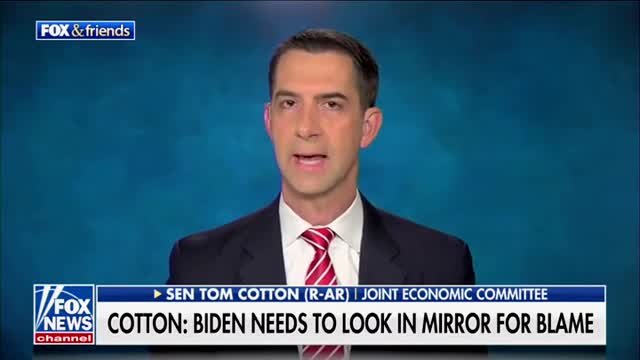 Tom Cotton: Biden Needs to Look In the Mirror to Find the Problem