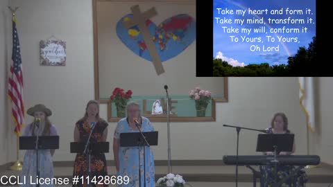 Moose Creek Baptist Church Sing “Holiness” During Service 7-17-2022