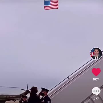 Avril 2021 l'avion invisible de Kamala Harris