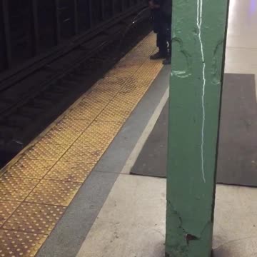 110 street headphones guy almost falls asleep on subway