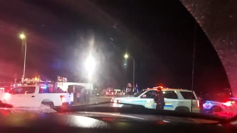 AMAZING Police OPENED the Border Road Block for Chris Sky to drive through