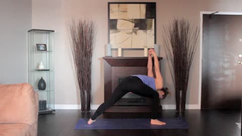 yoga- humble warrior right side