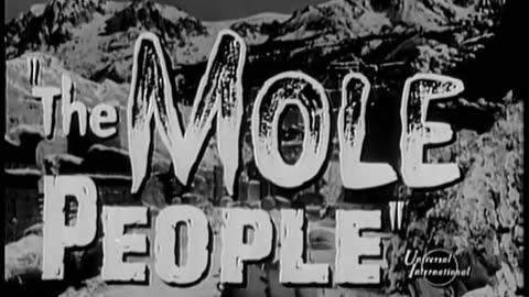 THE MOLE PEOPLE (1956) movie trailer