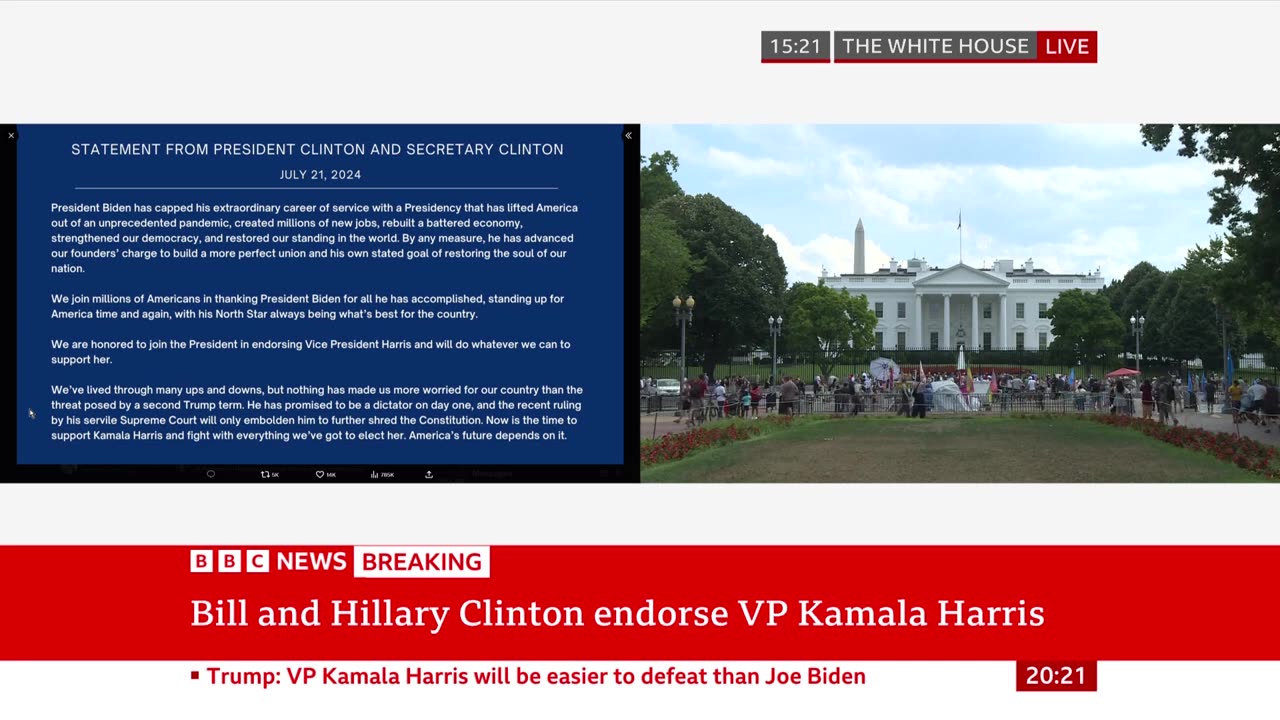 How US President Joe Biden's bid for re-election came to an end | BBC News