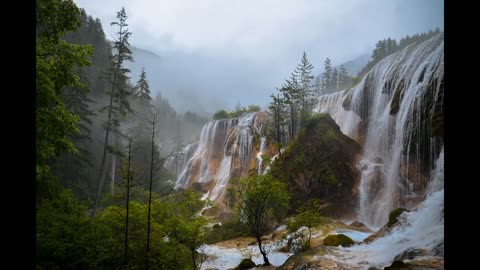 Som de Cascata para aliviar a mente / Waterfall sound to soothe the mind.