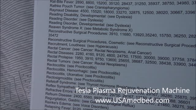 Tesla Plasma Rejuvenation Med Bed Frequency Machine