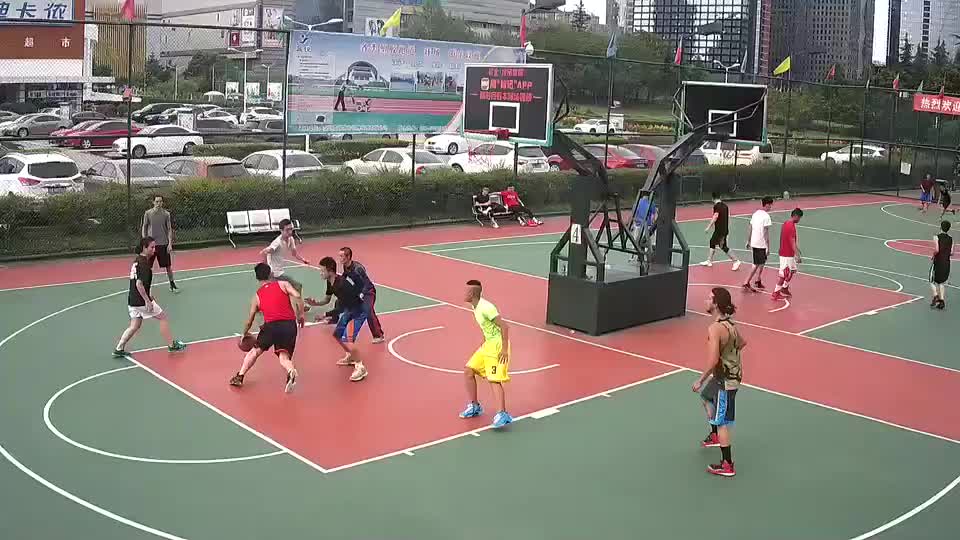 Wild Sequence Leads to Score China Street Basketball