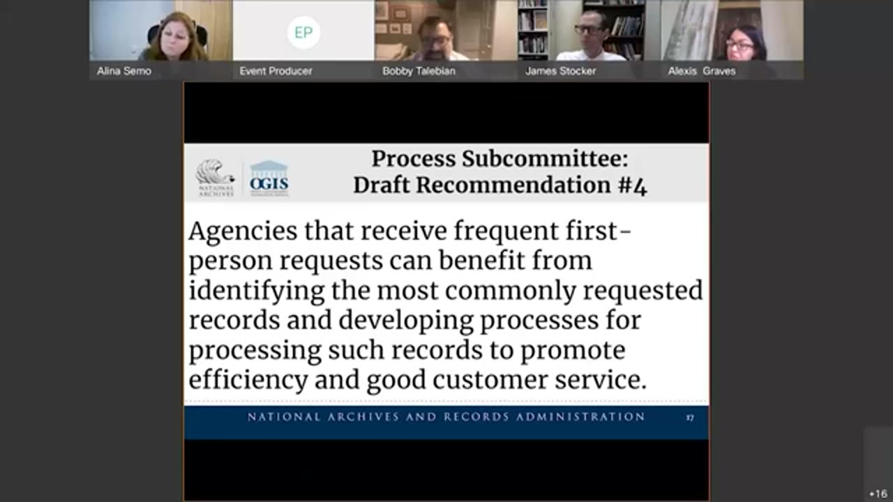 FOIA Advisory Committee Meeting Recording December 9 2021