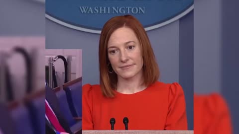 Press Secretary Jen Psaki, "There's More Important Things Than Biden Walking Without a Mask."