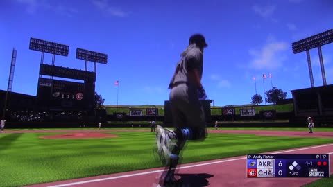 MLB The Show: Akron Rubberducks vs El Paso Chihuahuas (Dumbledoe 2 HRs)